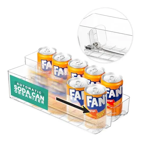 Spring Loaded Can Best Soda Can Organizer For Refrigerator - 2026 Reviews - Best Refrigerator